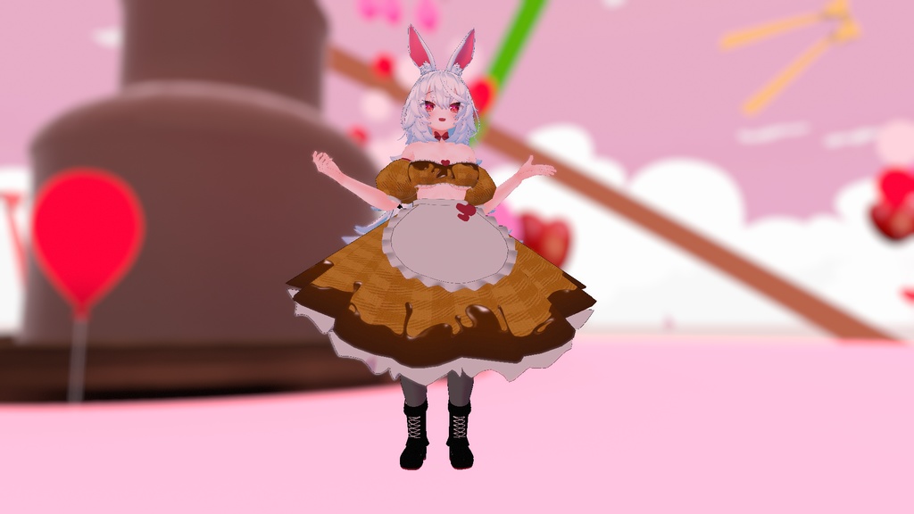 【無料】ティコ・ポプリ用 バレンタインモチーフ衣装