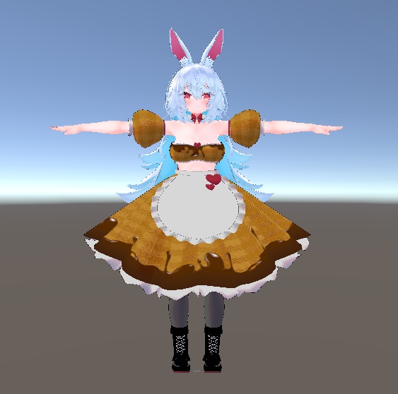 【無料】ティコ・ポプリ用 バレンタインモチーフ衣装