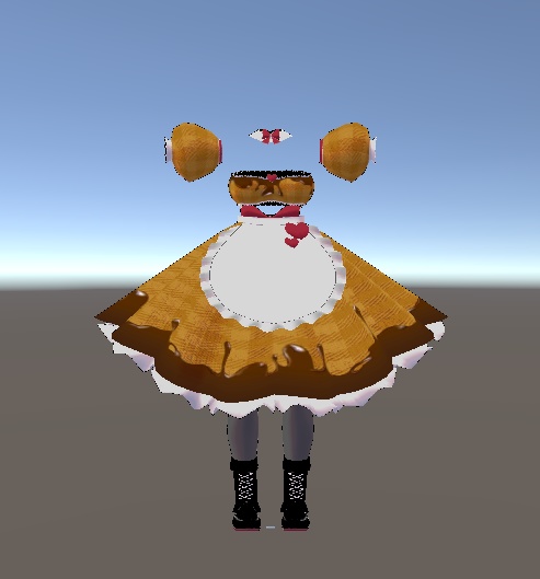 【無料】ティコ・ポプリ用 バレンタインモチーフ衣装