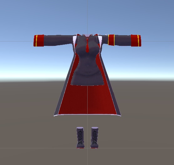 【無料】ティコ・ポプリ用 ロングコート衣装