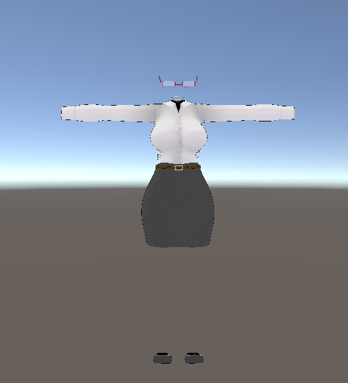 【無料】ティコ・ポプリ用 女教師風衣装