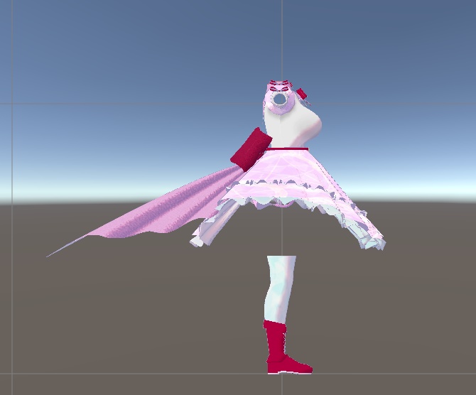 【無料】ティコ・ポプリ用 魔法少女風衣装