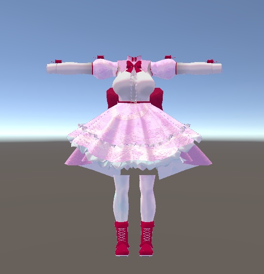 【無料】ティコ・ポプリ用 魔法少女風衣装