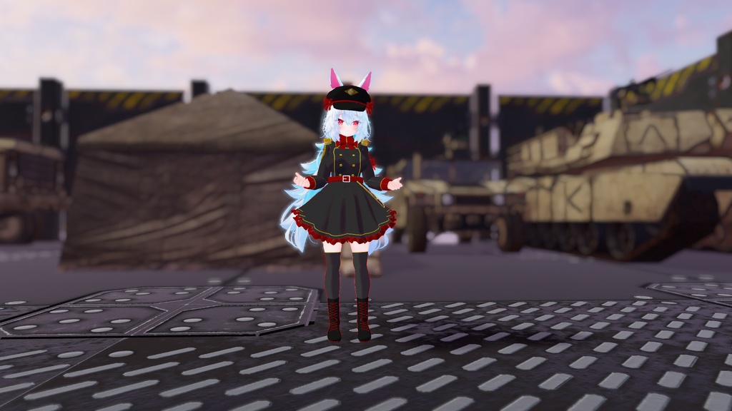 【無料】ティコ・ポプリ用 ミリタリードレス