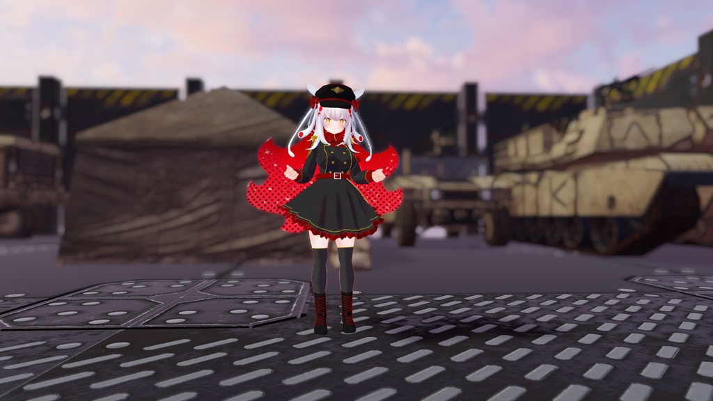 【無料】ティコ・ポプリ用 ミリタリードレス