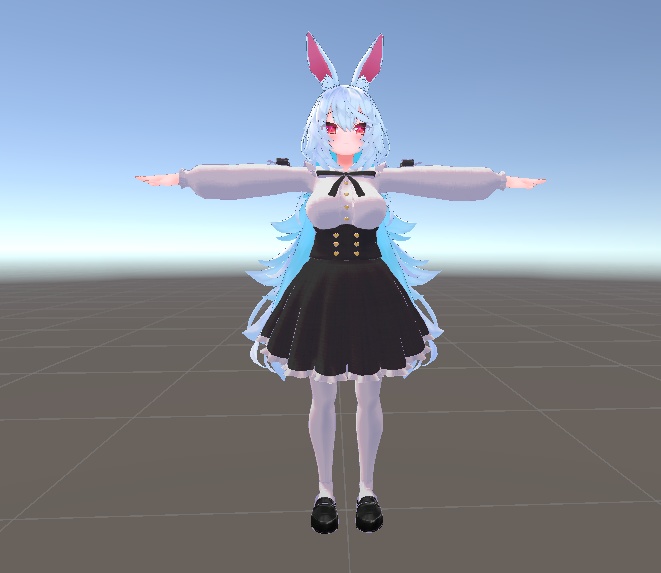 【無料】ティコ・ポプリ用 ガーリー系フリルとリボンの衣装