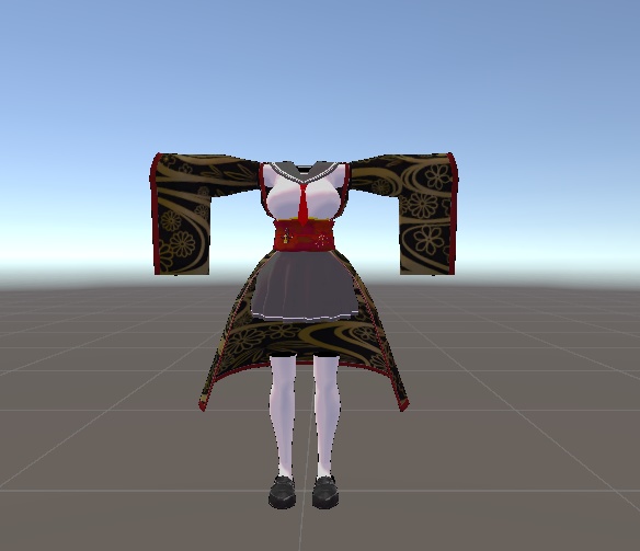 【無料】ティコ・ポプリ用 和装セーラー服