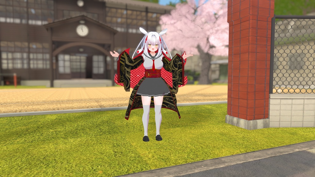 【無料】ティコ・ポプリ用 和装セーラー服