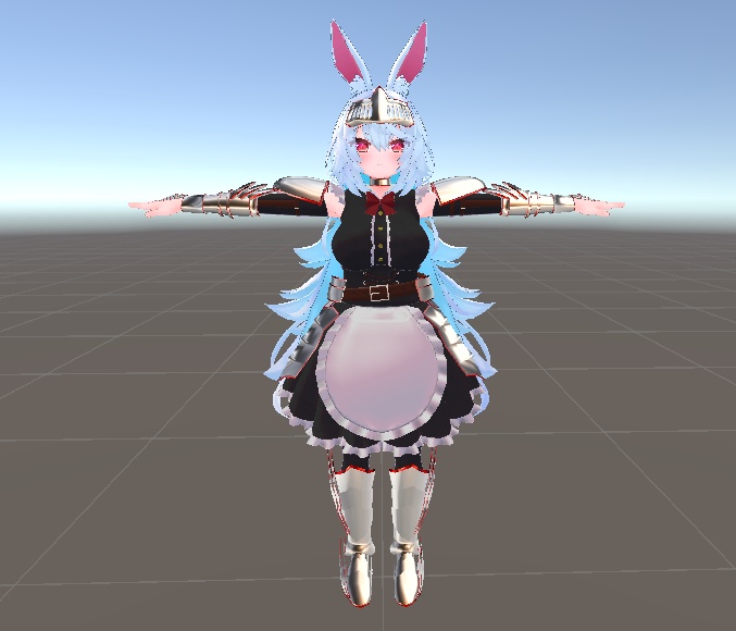 【無料】ティコ・ポプリ用 メイド騎士衣装