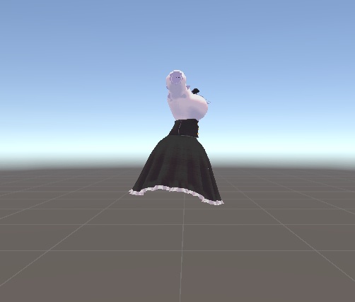 御咲ライネ対応 ガーリー系フリルとリボンの衣装