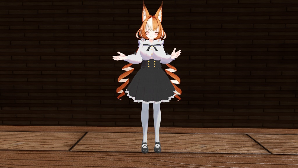 御咲ライネ対応 ガーリー系フリルとリボンの衣装