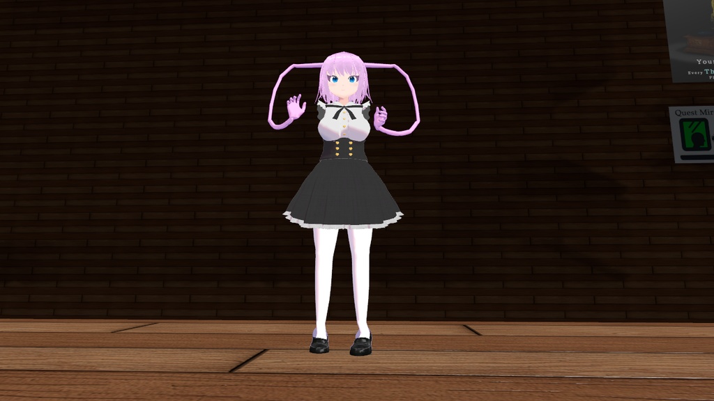 【無料】オリジナル3Dモデル「髪から手が生えた女の子」