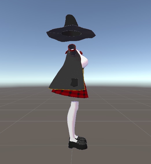 伊奈波かや対応 魔法学校制服風衣装