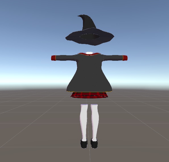 伊奈波かや対応 魔法学校制服風衣装