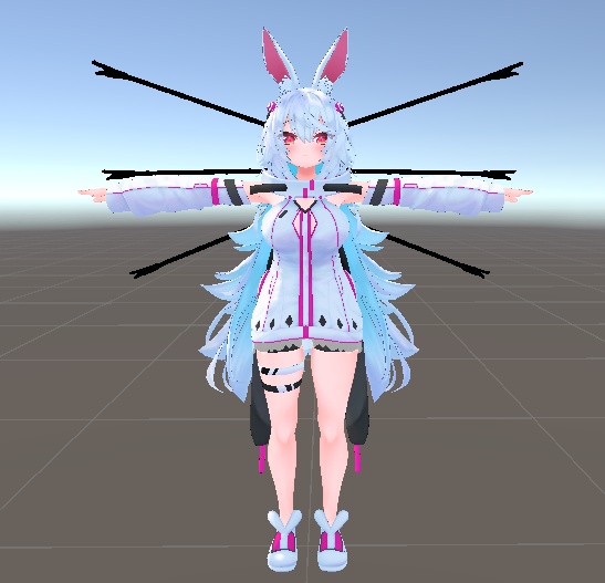 【VRChat用】黒い手【Moduler Avatar対応】