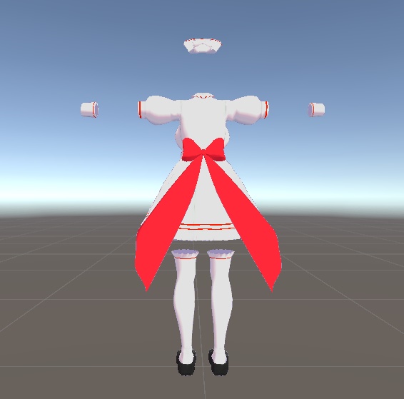 【無料】ティコ・ポプリ用 ナース風衣装