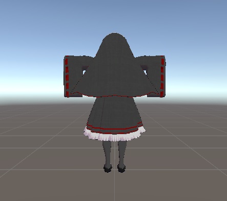 【無料】ティコ・ポプリ用 巫女シスター衣装