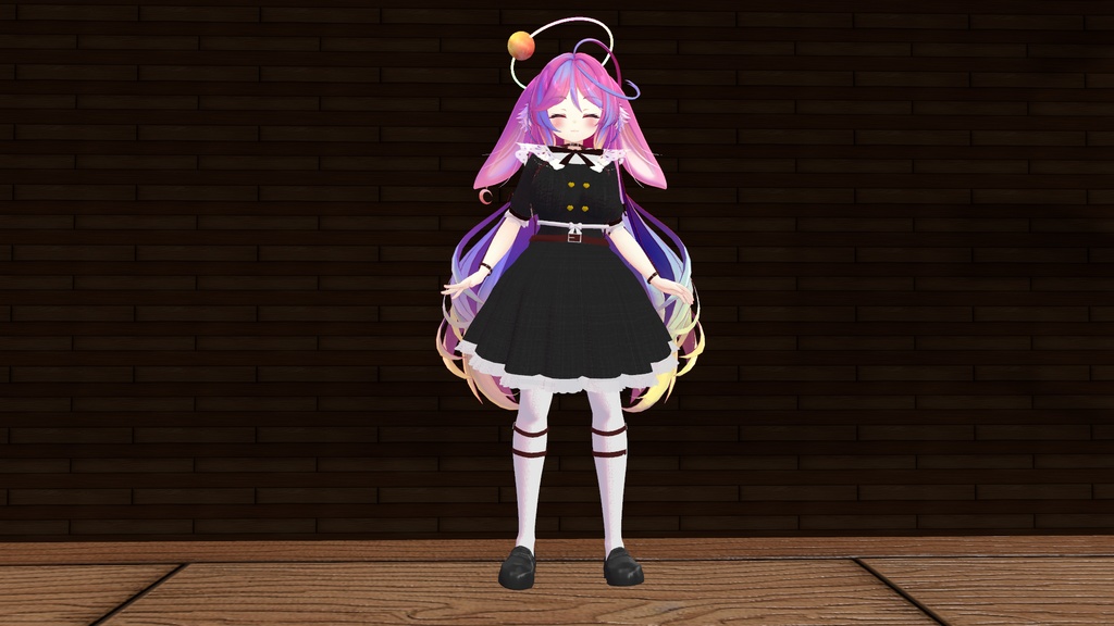 伊奈波かや対応 ベルトとフリルのガーリー系衣装