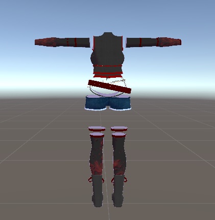 【無料】ティコ・ポプリ用 ホットパンツビキニスタイル衣装