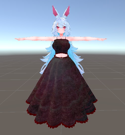 【無料】ティコ・ポプリ用 ロングスカート衣装