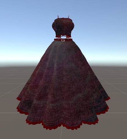 【無料】ティコ・ポプリ用 ロングスカート衣装