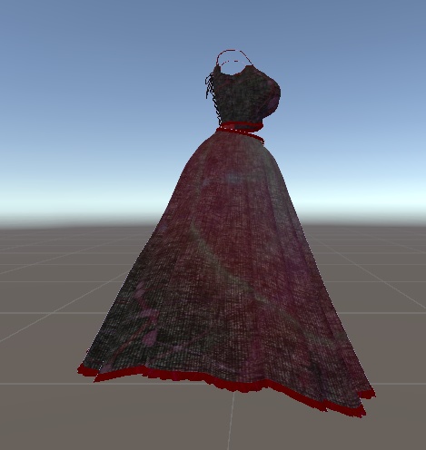 【無料】ティコ・ポプリ用 ロングスカート衣装