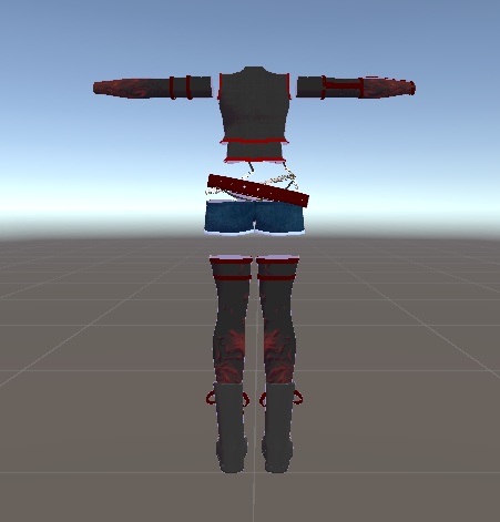 伊奈波かや対応 ホットパンツビキニスタイル衣装