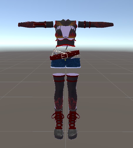 伊奈波かや対応 ホットパンツビキニスタイル衣装