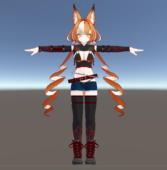 御咲ライネ対応 ホットパンツビキニスタイル衣装