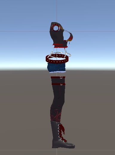 御咲ライネ対応 ホットパンツビキニスタイル衣装