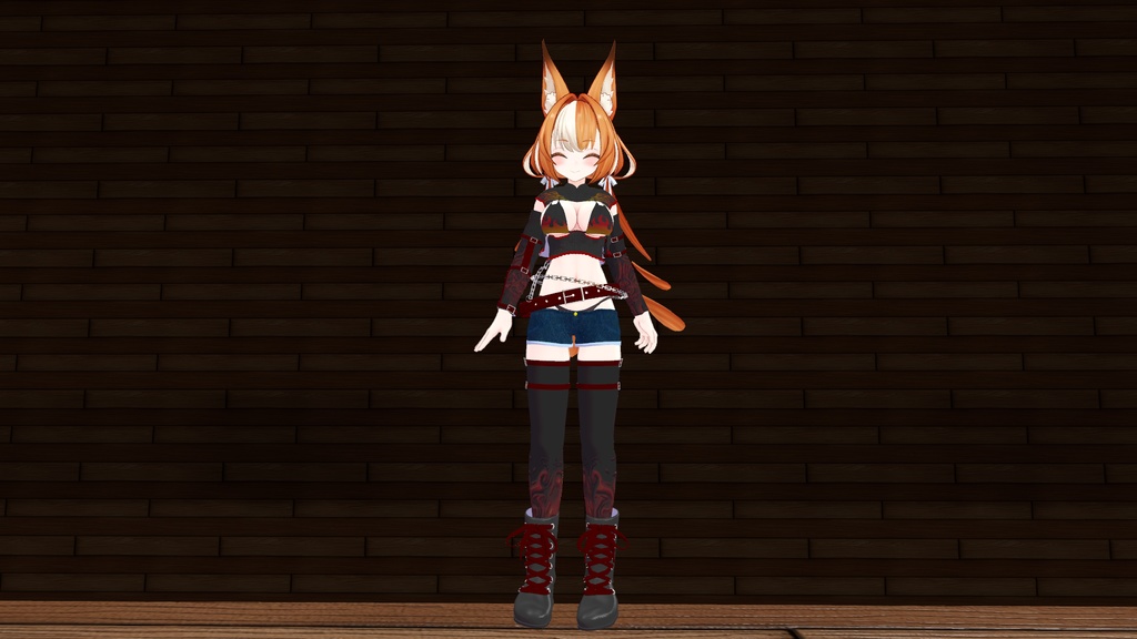 御咲ライネ対応 ホットパンツビキニスタイル衣装