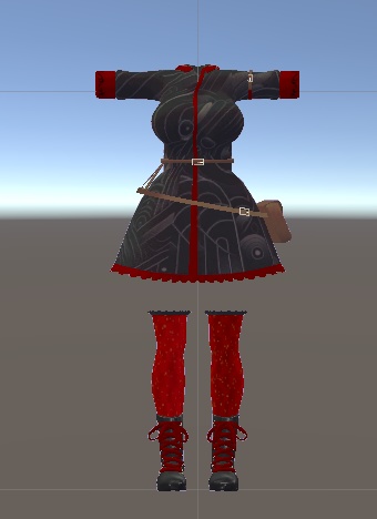 【無料】ティコ・ポプリ用 ミニワンピース衣装