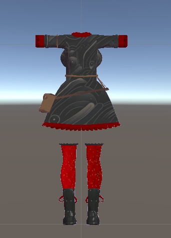 【無料】ティコ・ポプリ用 ミニワンピース衣装