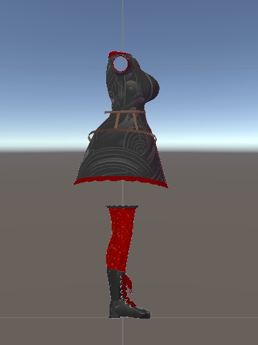 【無料】ティコ・ポプリ用 ミニワンピース衣装