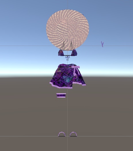 【無料】ティコ・ポプリ用 ミニパレオ付水着