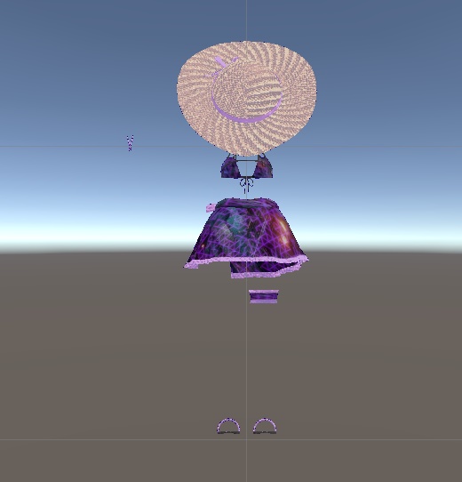 伊奈波かや対応 ミニパレオ付水着