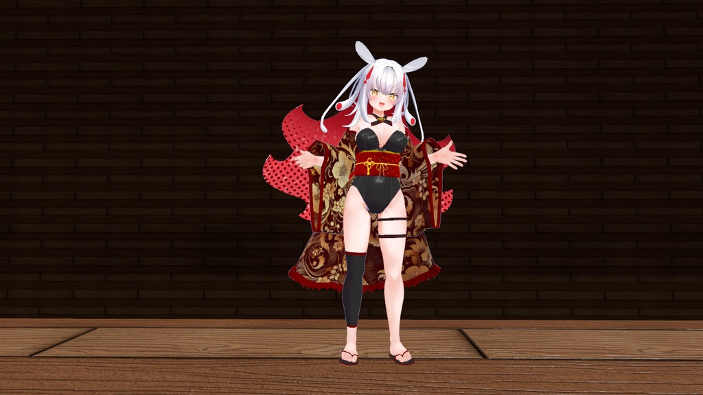 【無料】ティコ・ポプリ用 和装バニー