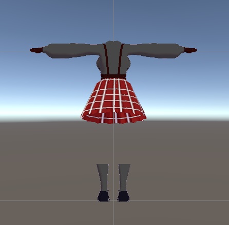 【無料】ティコ・ポプリ用 戦闘用学生服