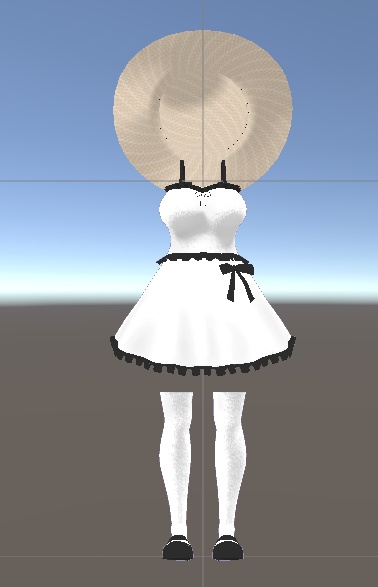 【無料】ティコ・ポプリ用 夏のシンプルワンピース