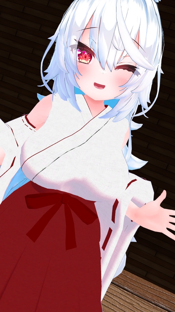 【無料】ティコ・ポプリ用 巫女衣装