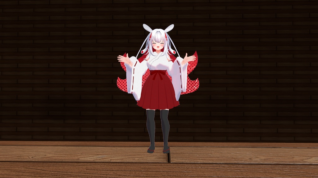 【無料】ティコ・ポプリ用 巫女衣装