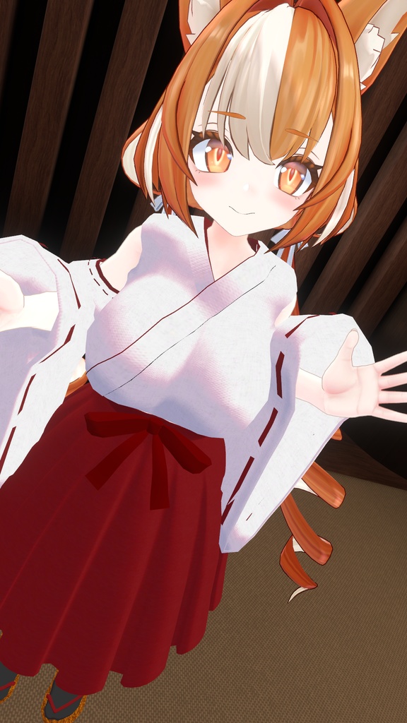 伊奈波かや・御咲ライネ対応 巫女衣装