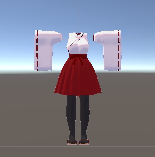 伊奈波かや・御咲ライネ対応 巫女衣装