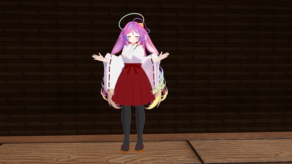 伊奈波かや・御咲ライネ対応 巫女衣装