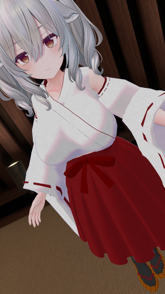 伊奈波かや・御咲ライネ・ミルティナ対応　巫女衣装