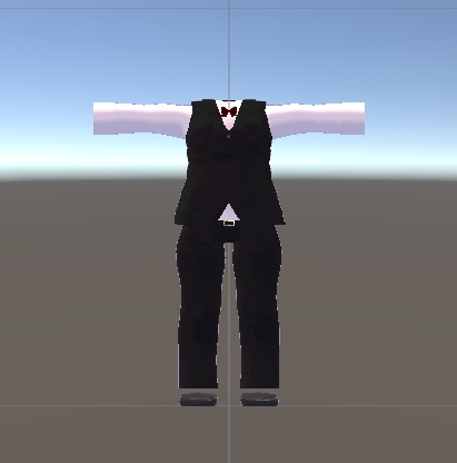 まりも対応 バーテンダー風衣装