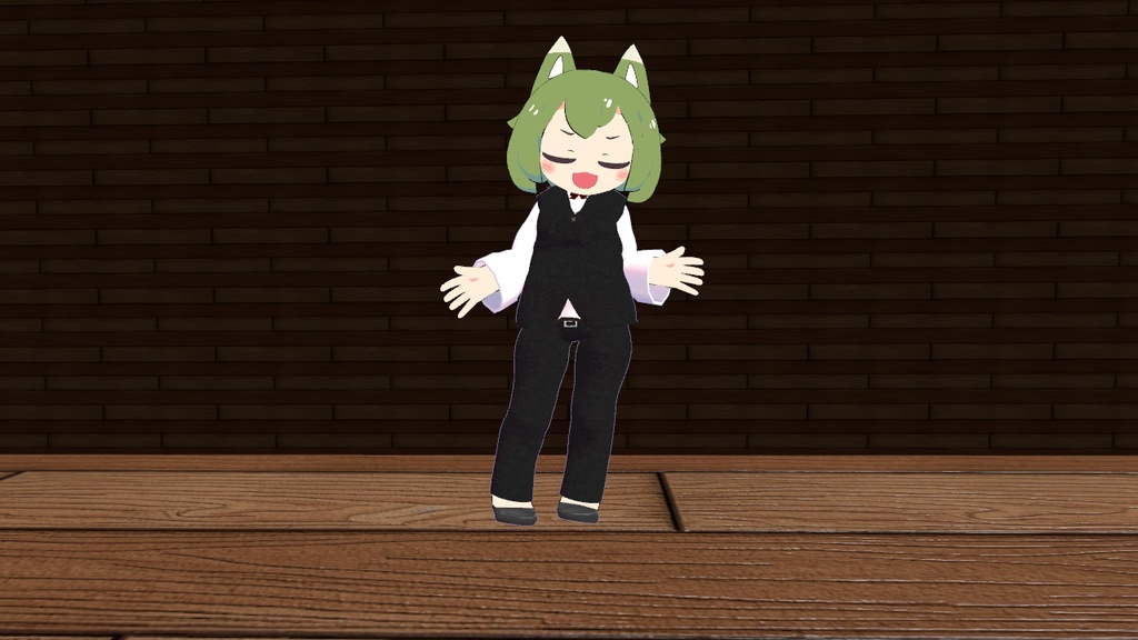 まりも対応 バーテンダー風衣装