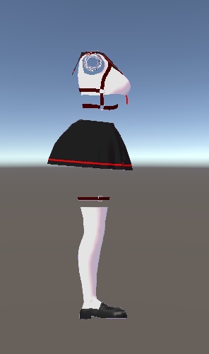 【無料】ティコ・ポプリ用 安っぽいミニセーラー服