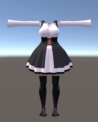 【無料】ティコ・ポプリ用 コルセットレースアップ衣装