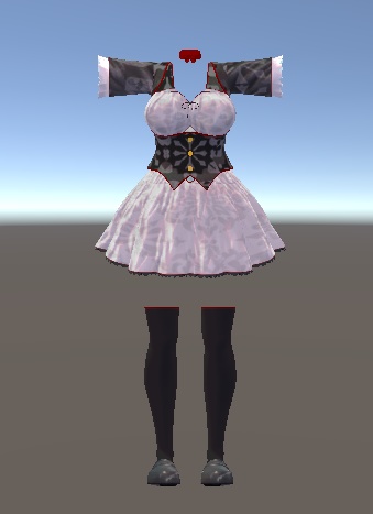 【無料】ティコ・ポプリ用 ツーピース衣装